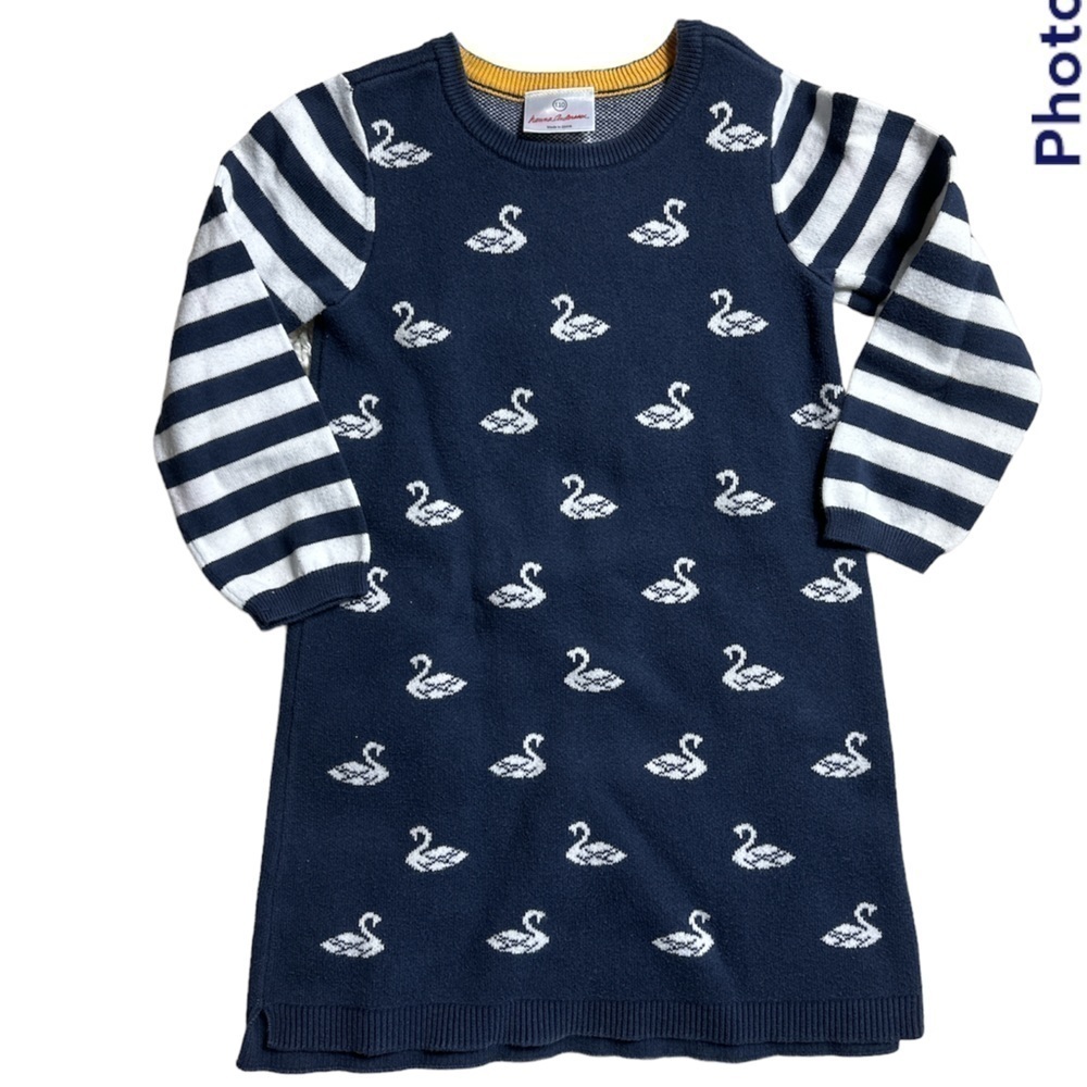 Hanna Andersson Swan Sweater Dress